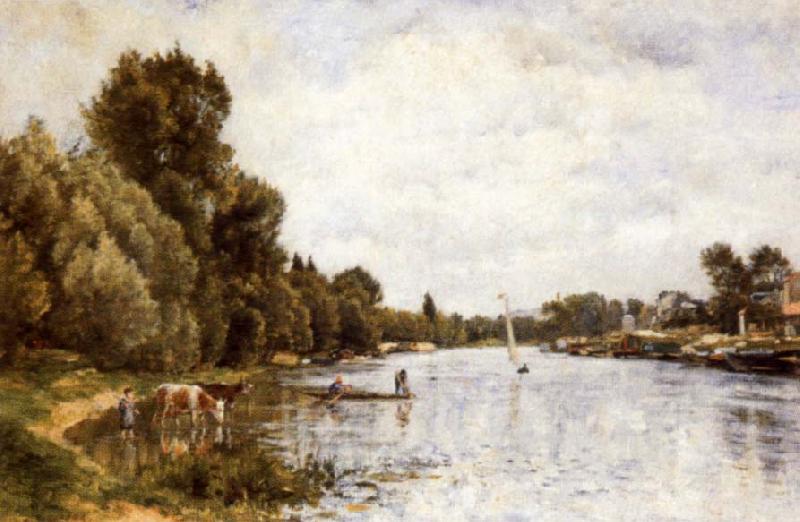 Stanislas lepine The Seine near Argenteuil